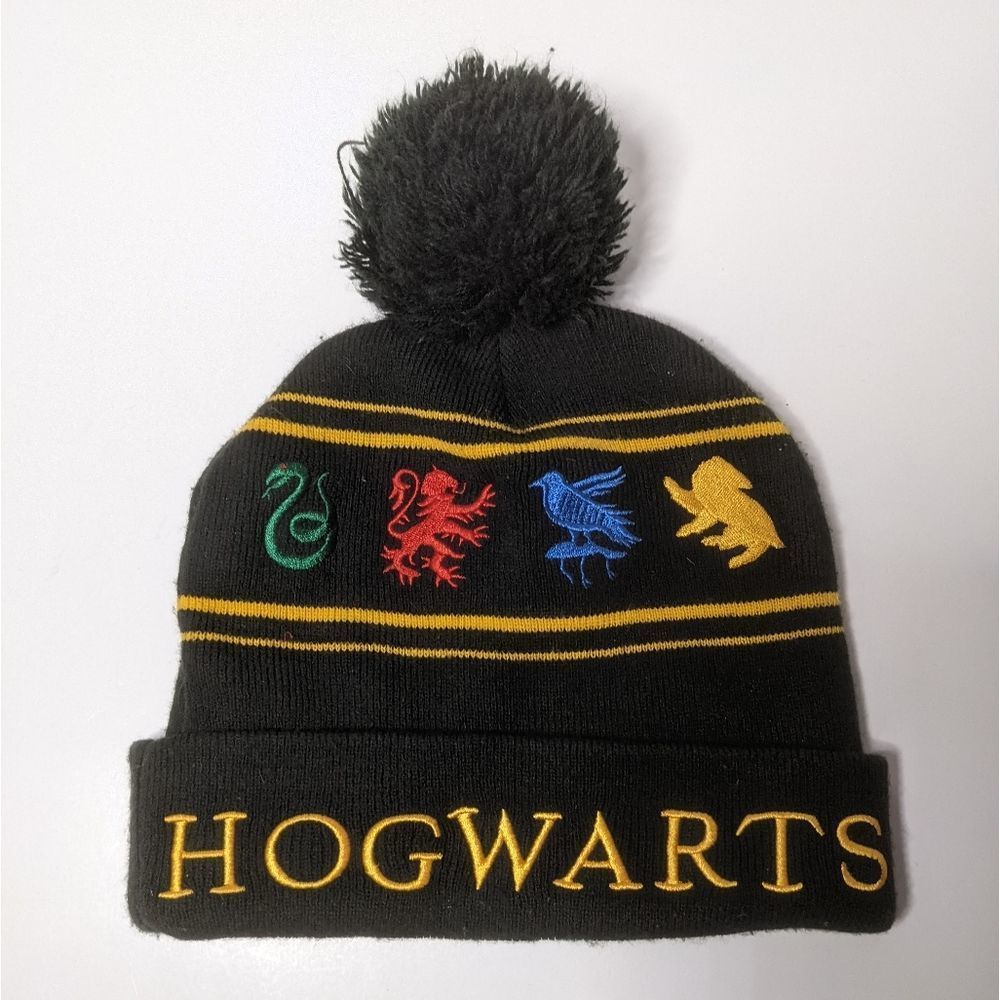 Harry Potter Hogwarts "Houses" PomPom Beanie